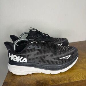 Hoka One One Clifton 9 Running Shoes Women's Size 10 B Black